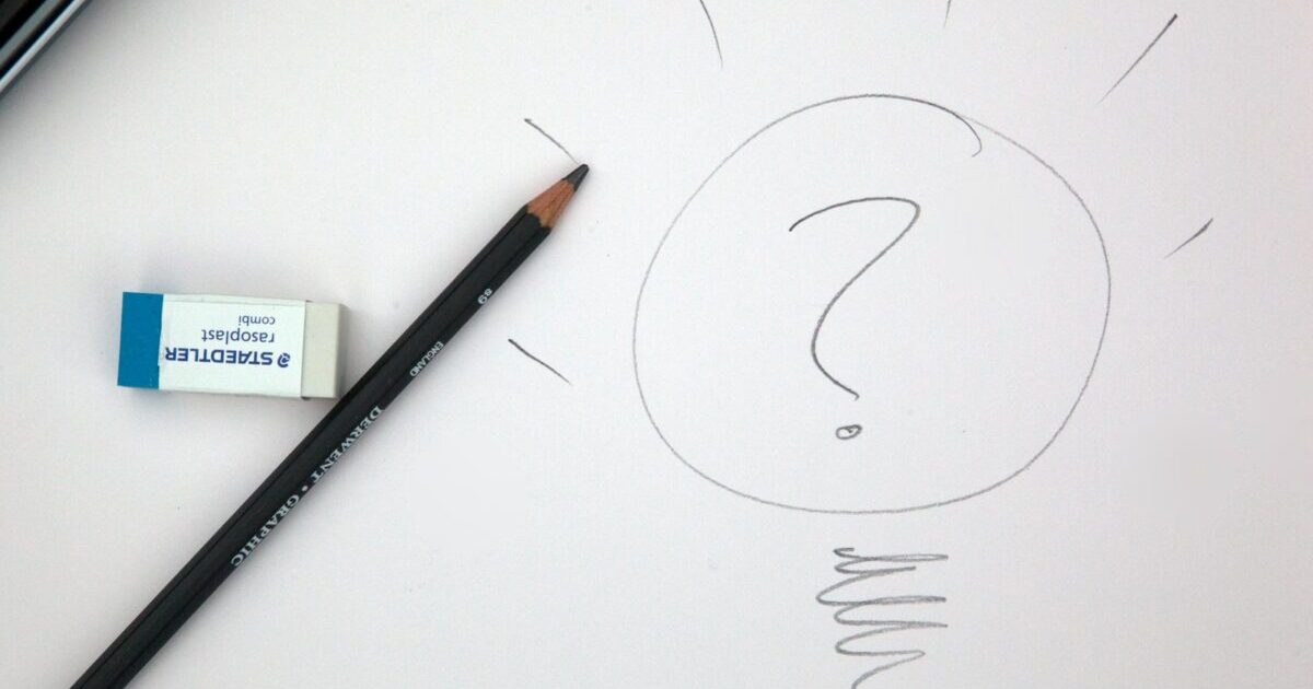 black pencil on white printerpaper